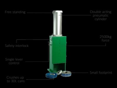 LFA CC30 Can Crusher